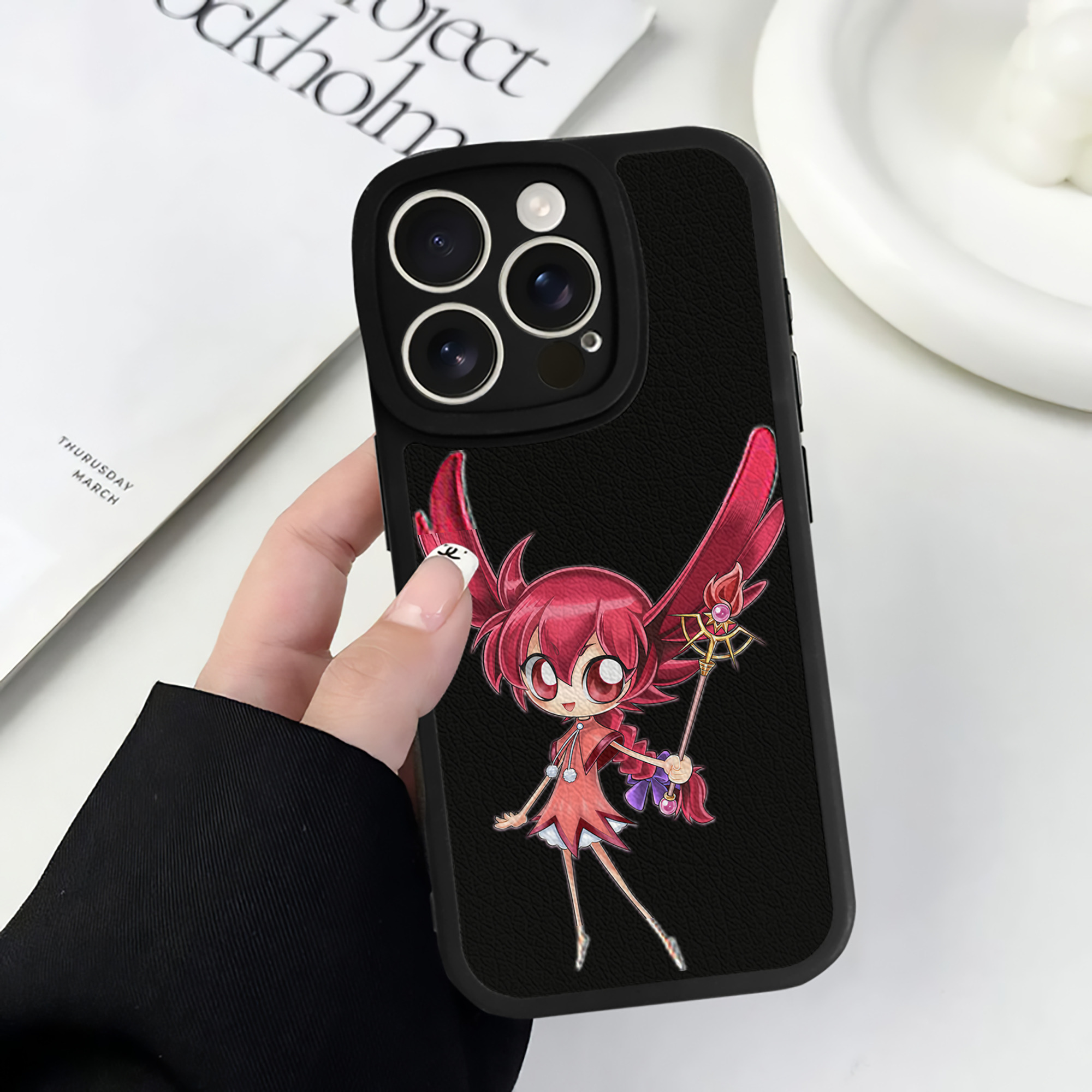 遊☆戯☆王 Yu-Gi-Oh! 【iPhone 16シリーズ対応】シリコンスマホケース（レザー調） 材質：シリコン